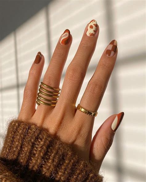 autumn leaf nails|trendy fall nails 2022.